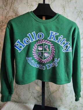 HELLO KITTY Cropped Sweatshirt